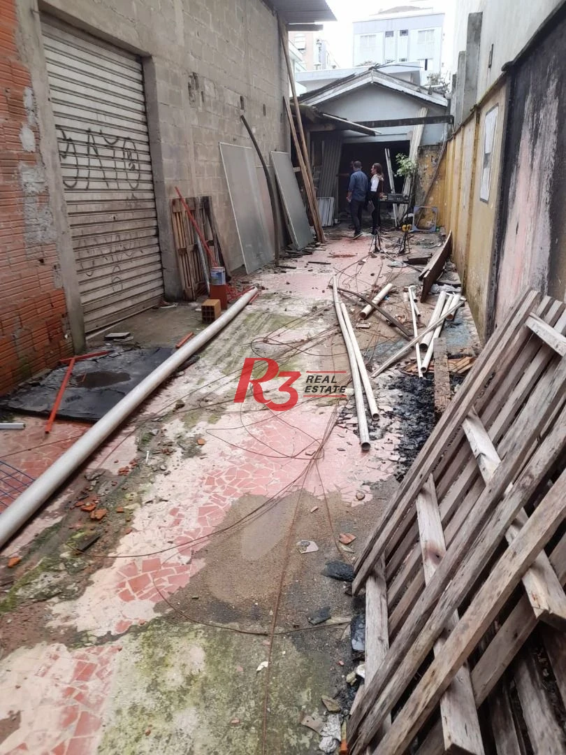 Terreno à venda, 240 m² por R$ 1.050.000,00 - Embaré - Santos/SP
