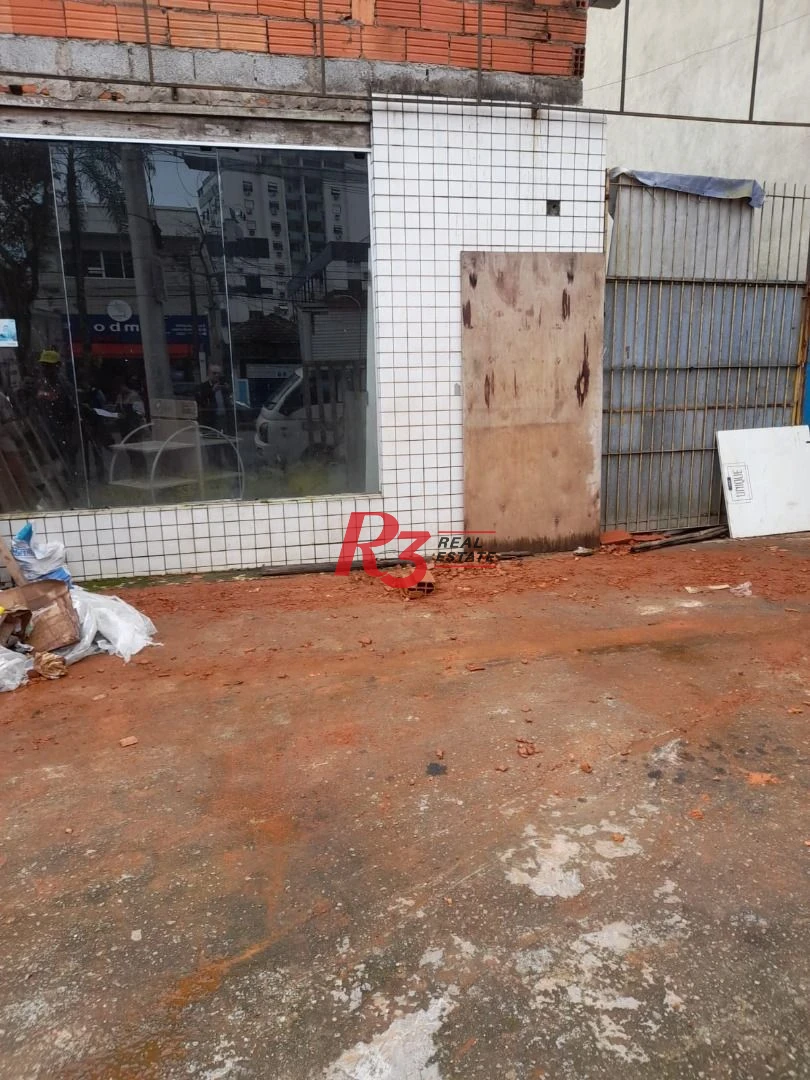 Terreno à venda, 240 m² por R$ 1.050.000,00 - Embaré - Santos/SP