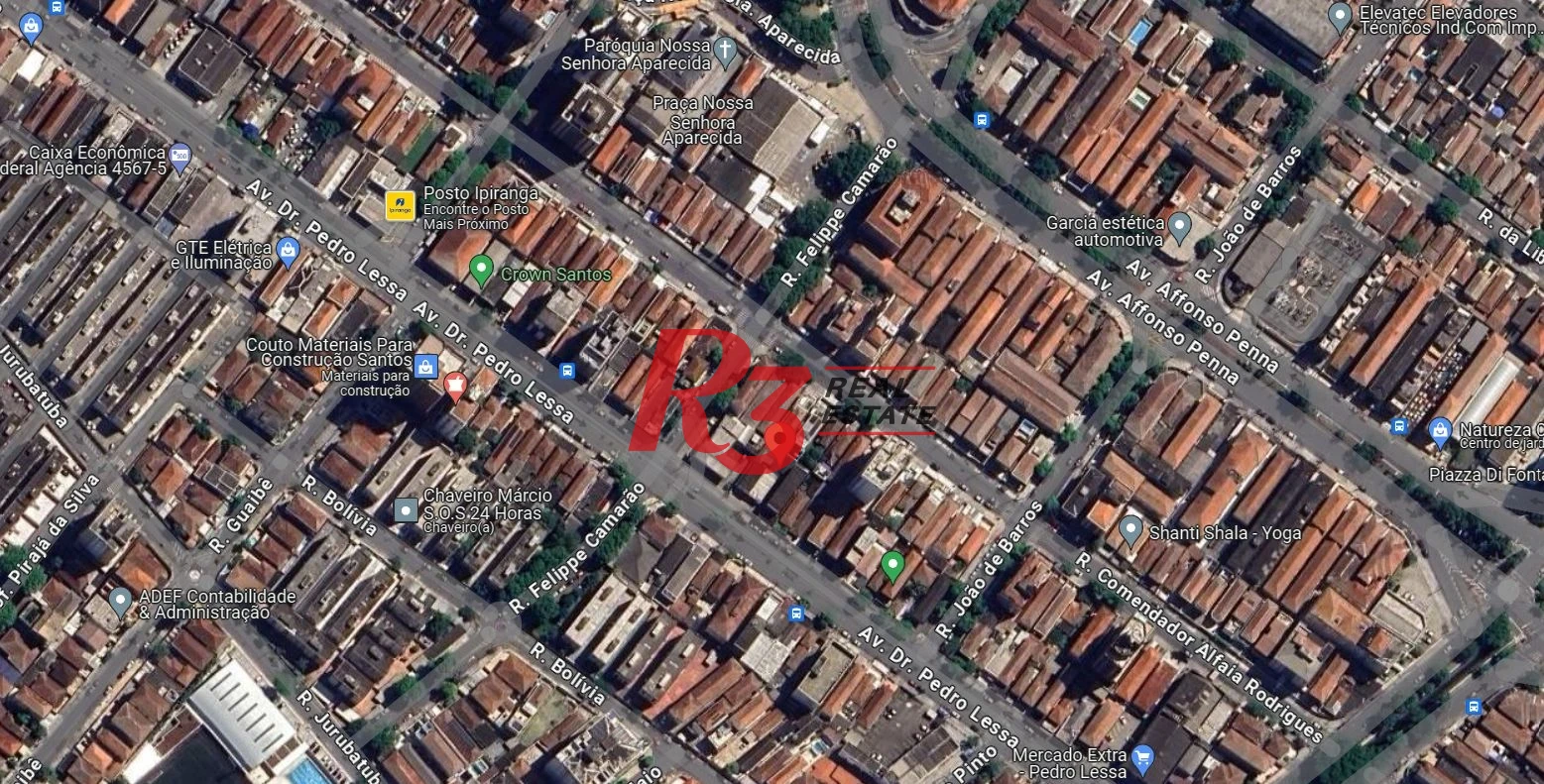 Terreno à venda, 240 m² por R$ 1.050.000,00 - Embaré - Santos/SP