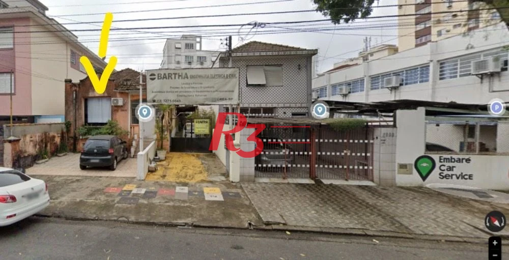 Terreno à venda, 420 m² por R$ 2.000.000,00 - Aparecida - Santos/SP
