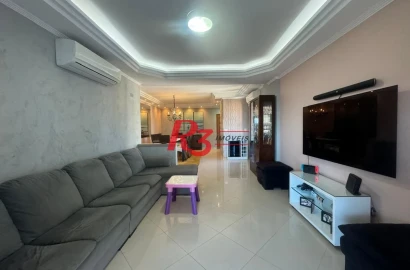 Apartamento com 3 dormitórios à venda, 160 m² por R$ 1.200.000,00 - Ponta da Praia - Santos/SP