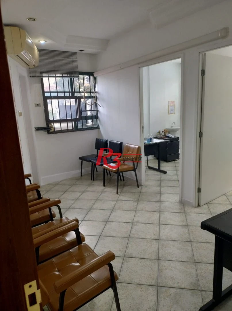 Sala à venda, 90 m² por R$ 380.000,00 - Marapé - Santos/SP