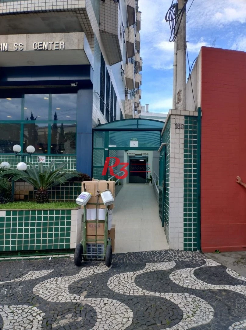 Sala à venda, 90 m² por R$ 380.000,00 - Marapé - Santos/SP