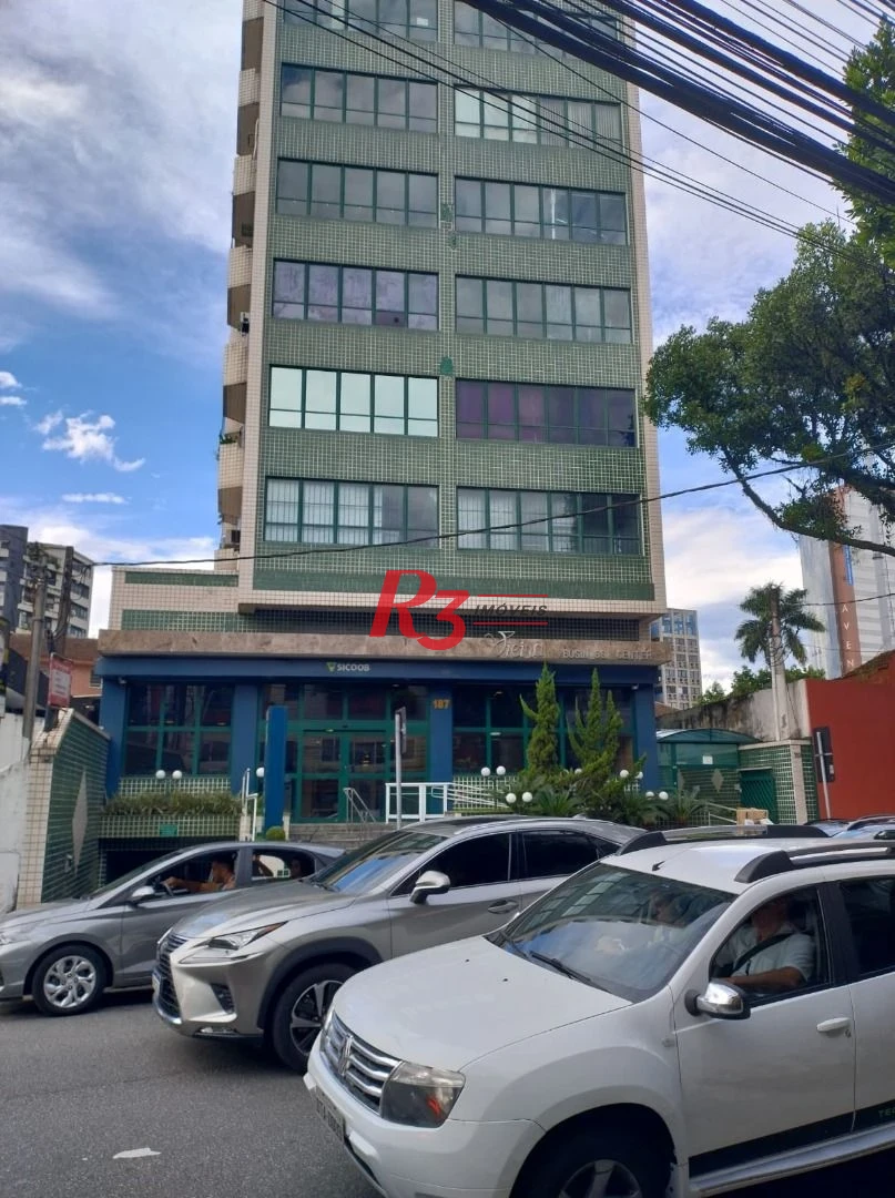 Sala à venda, 90 m² por R$ 380.000,00 - Marapé - Santos/SP