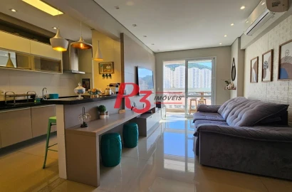 Apartamento com 2 dormitórios à venda, 85 m² por R$ 929.000,00 - Marapé - Santos/SP