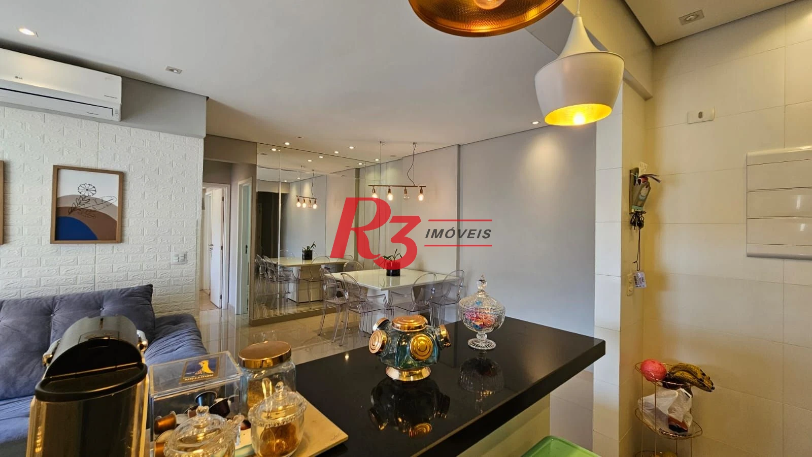 Apartamento com 2 dormitórios à venda, 85 m² por R$ 929.000,00 - Marapé - Santos/SP