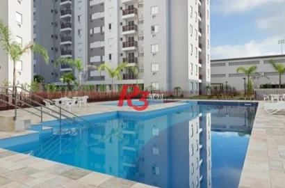 Apartamento com 2 dormitórios à venda, 48 m² por R$ 320.000,00 - Castelo - Santos/SP