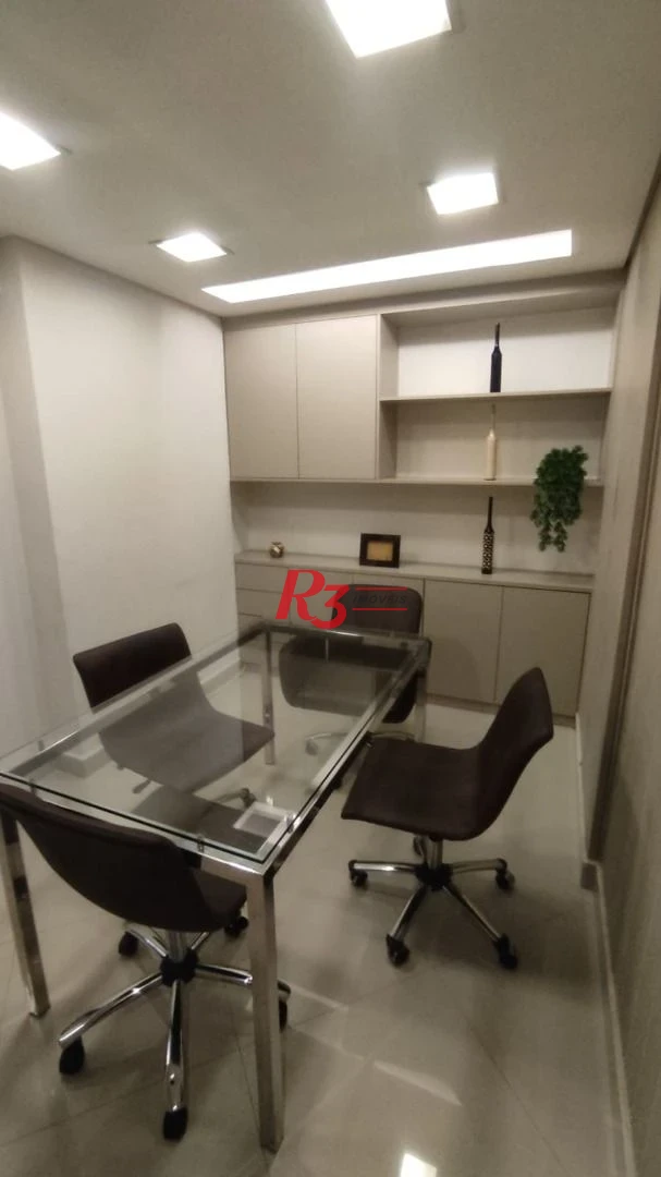 Sala para alugar, 45 m² por R$ 3.500,00/mês - Marapé - Santos/SP