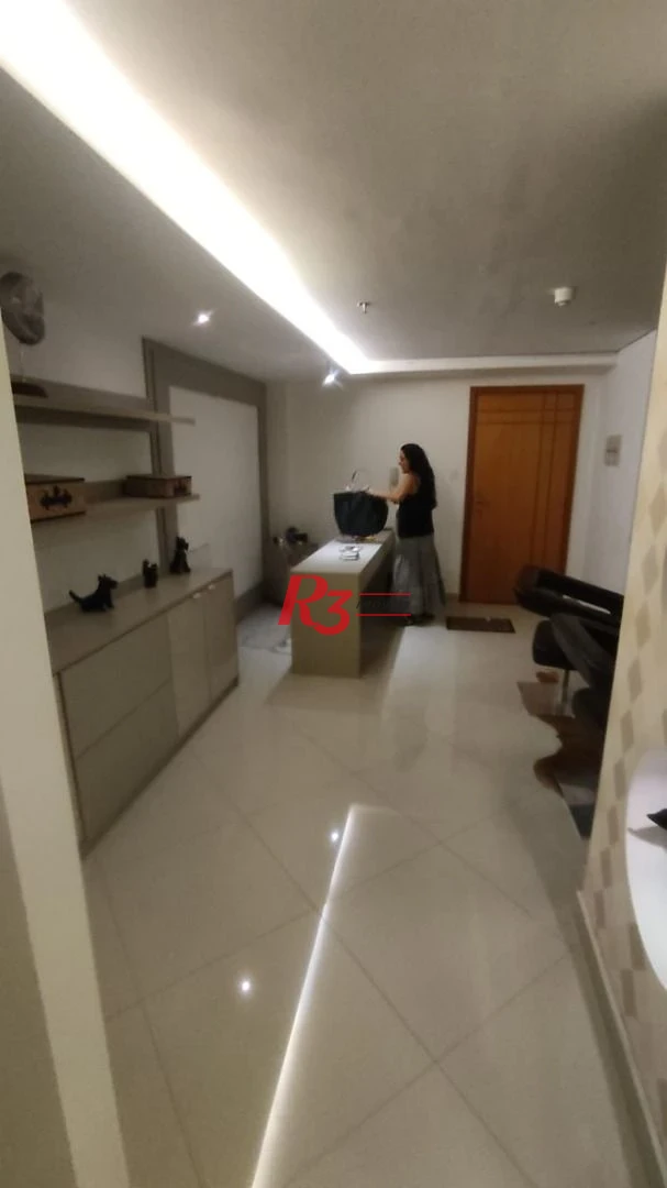 Sala para alugar, 45 m² por R$ 3.500,00/mês - Marapé - Santos/SP