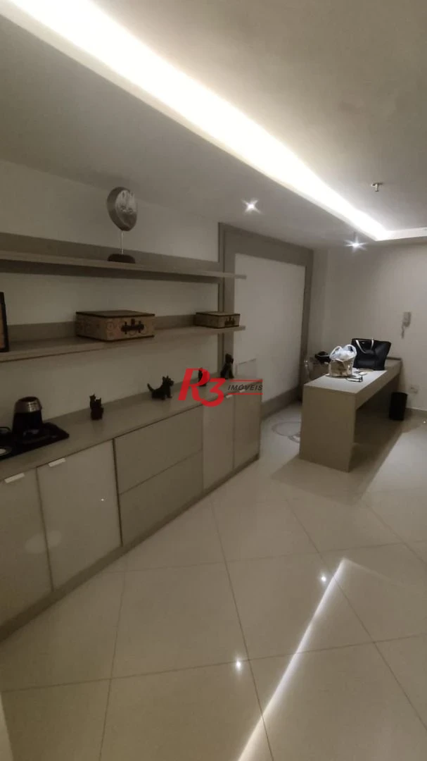 Sala para alugar, 45 m² por R$ 3.500,00/mês - Marapé - Santos/SP