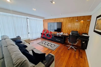 Apartamento com 3 dormitórios à venda, 296 m² por R$ 1.610.000,00 - Gonzaga - Santos/SP