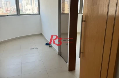 Sala para alugar, 45 m² por R$ 3.500,00/mês - Marapé - Santos/SP
