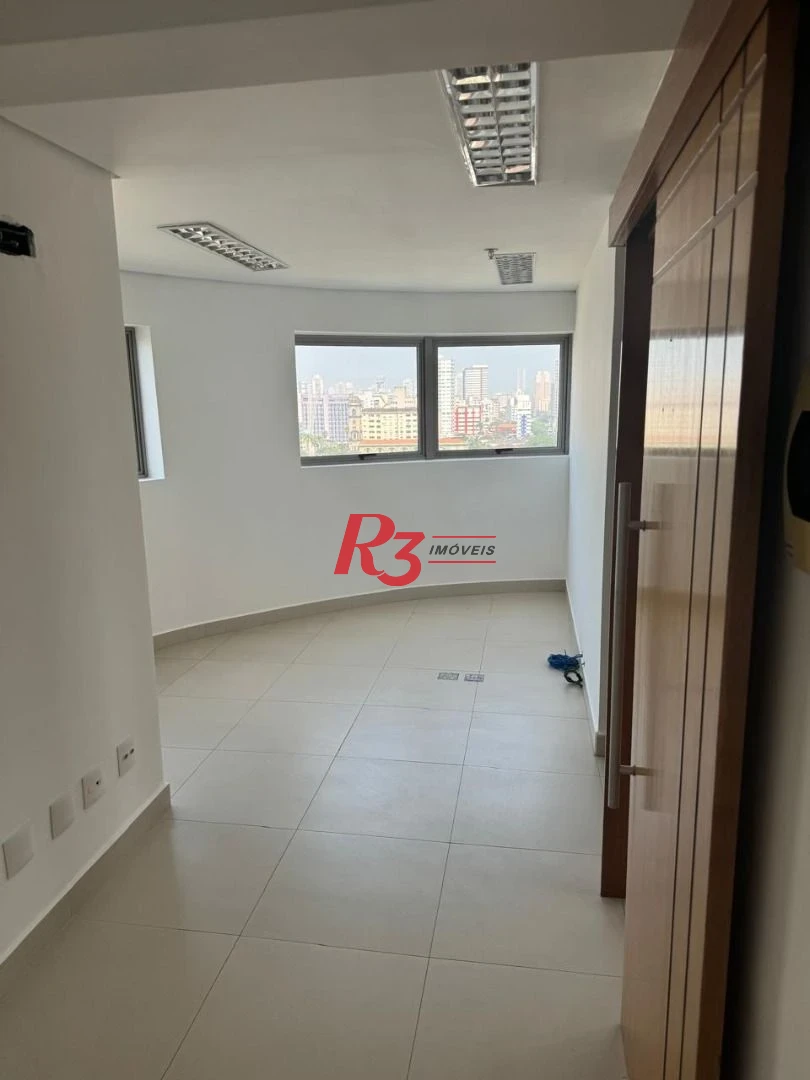 Sala para alugar, 45 m² por R$ 3.500,00/mês - Marapé - Santos/SP