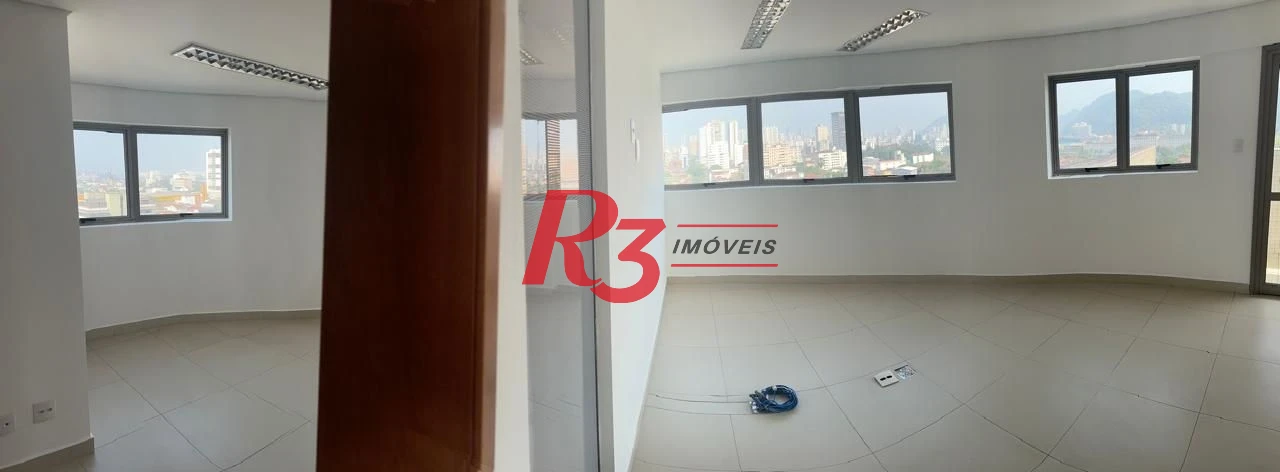 Sala para alugar, 45 m² por R$ 3.500,00/mês - Marapé - Santos/SP