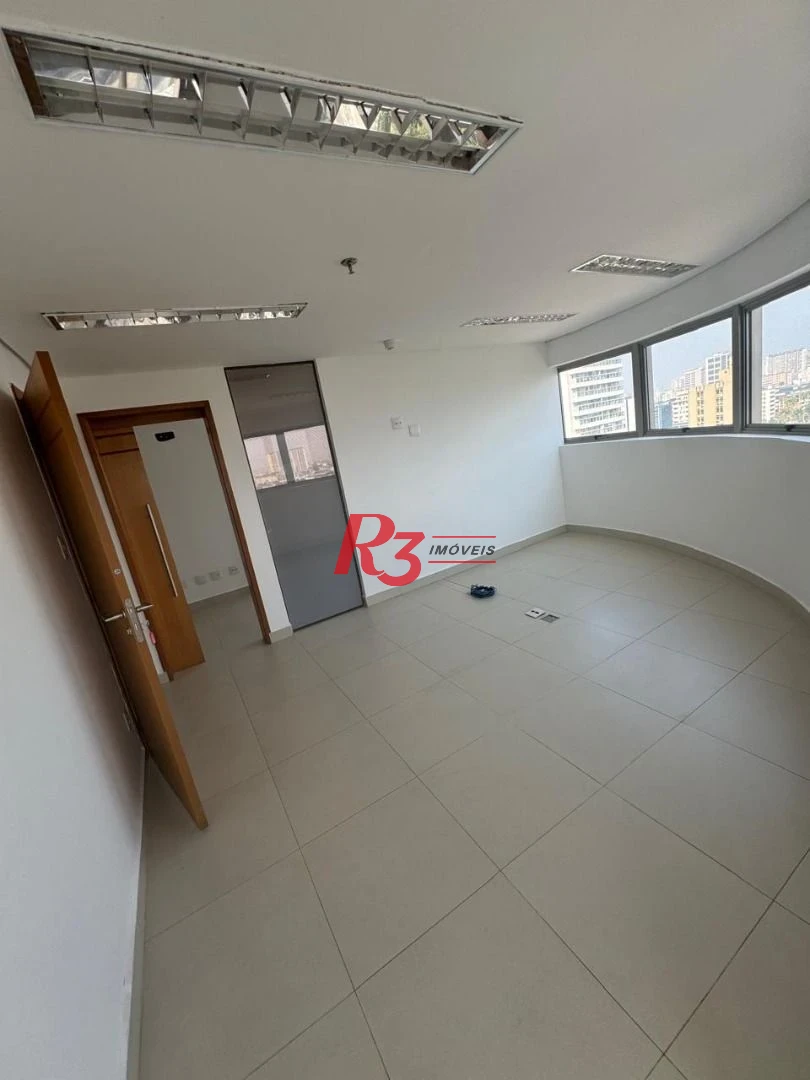 Sala para alugar, 45 m² por R$ 3.500,00/mês - Marapé - Santos/SP