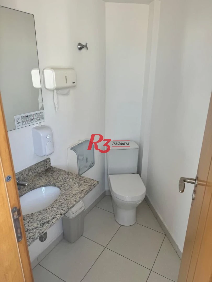 Sala para alugar, 45 m² por R$ 3.500,00/mês - Marapé - Santos/SP