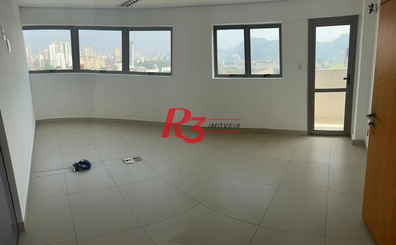 Sala para alugar, 45 m² por R$ 3.500,00/mês - Marapé - Santos/SP