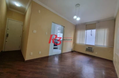 Apartamento com 2 dormitórios à venda, 80 m² por R$ 417.000,00 - Boqueirão - Santos/SP