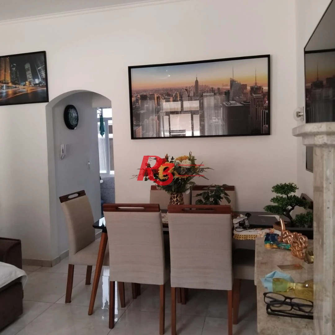 Apartamento à venda, 74 m² por R$ 345.000,00 - Embaré - Santos/SP