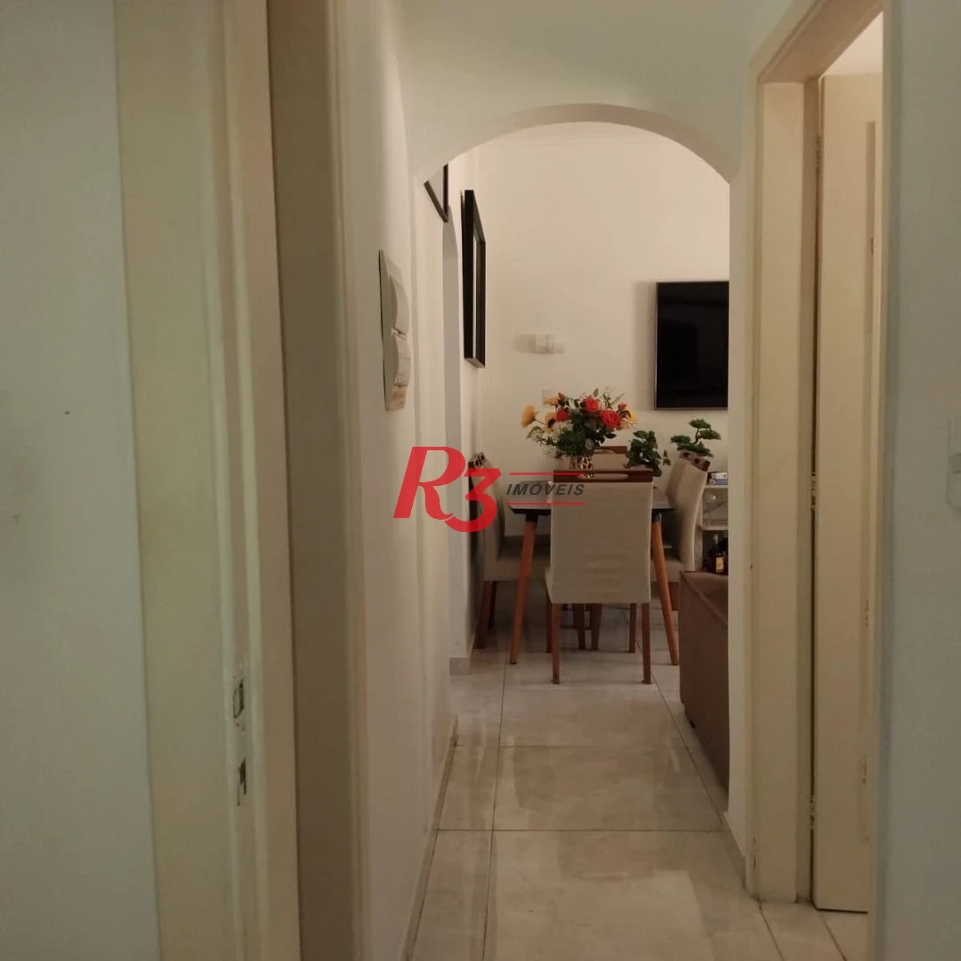 Apartamento à venda, 74 m² por R$ 345.000,00 - Embaré - Santos/SP