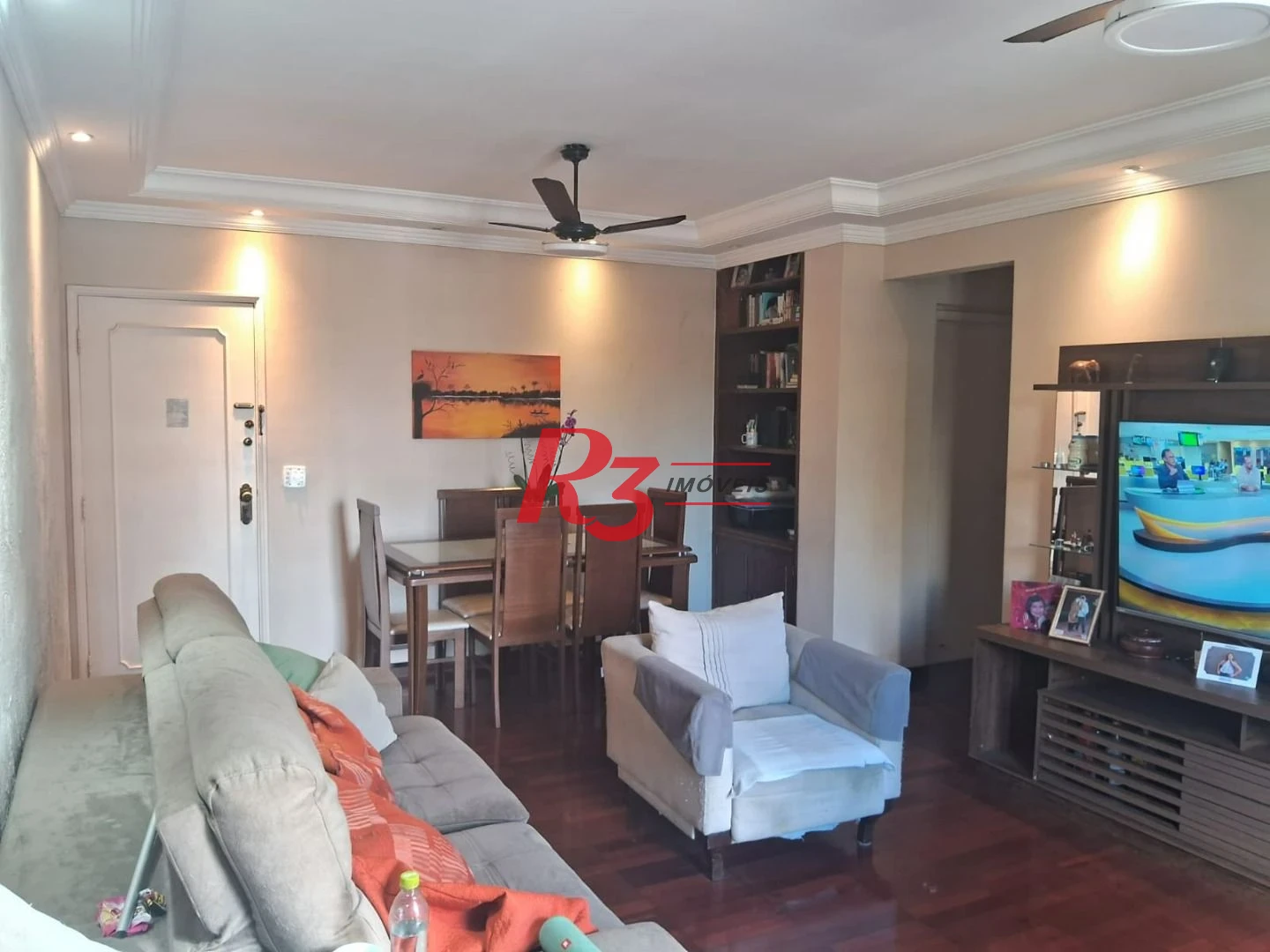 Apartamento com 3 dormitórios à venda, 110 m² por R$ 680.000,00 - Campo Grande - Santos/SP