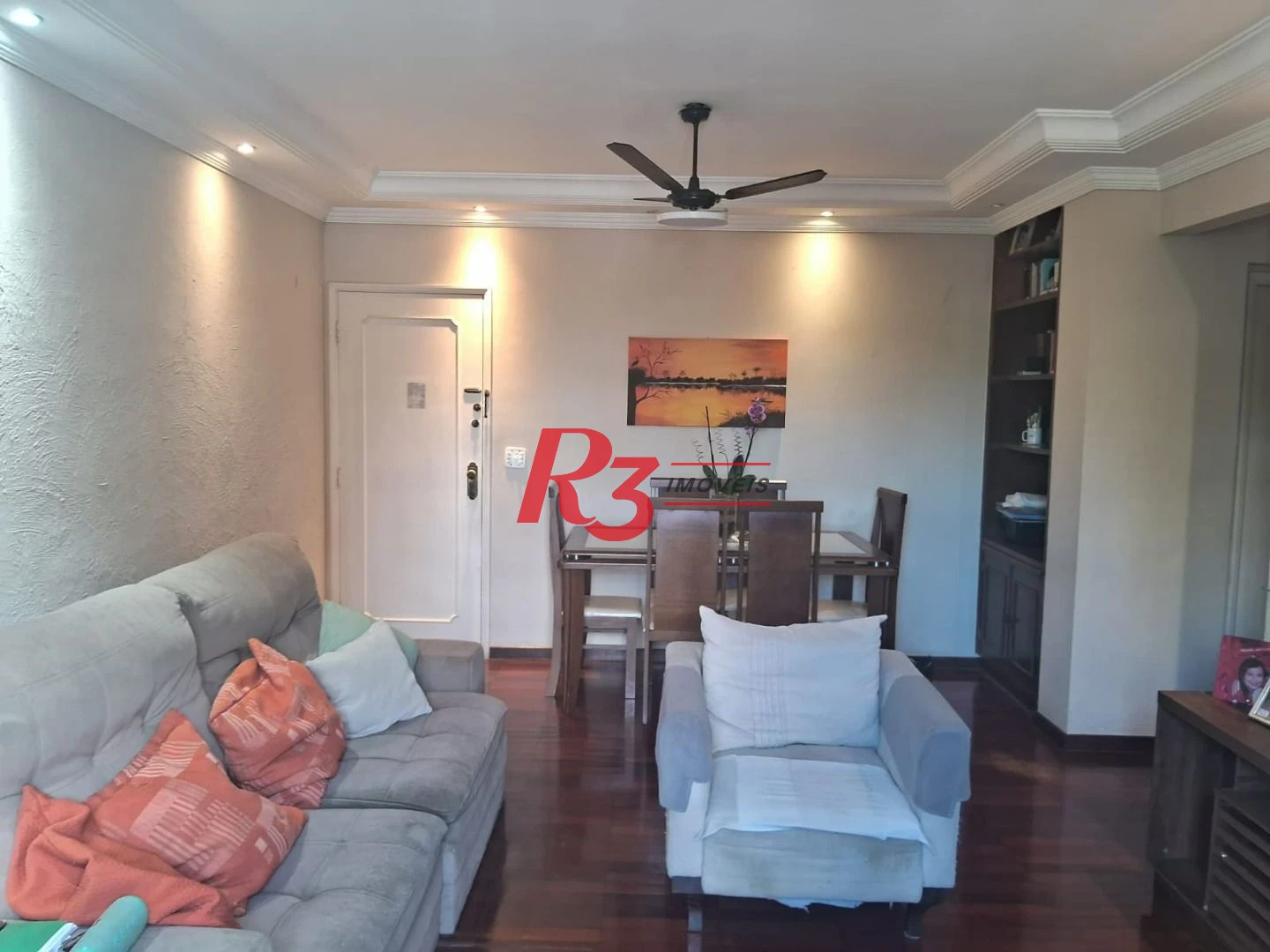 Apartamento com 3 dormitórios à venda, 110 m² por R$ 680.000,00 - Campo Grande - Santos/SP