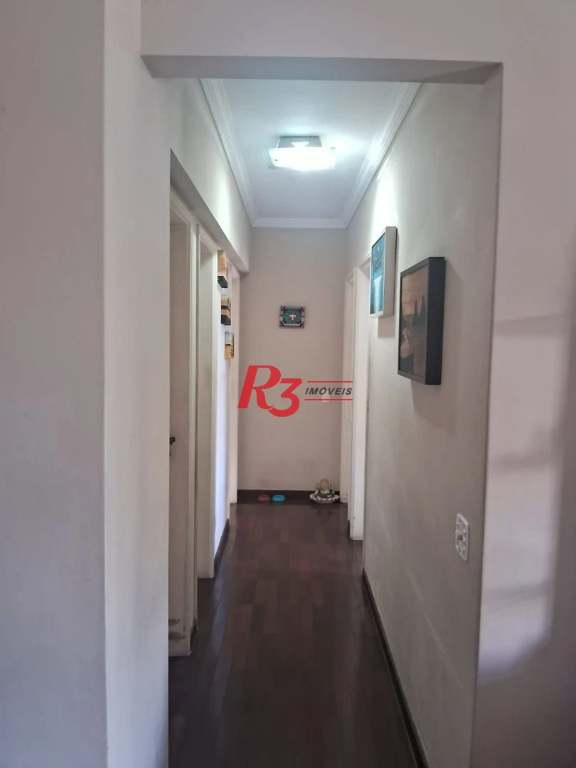 Apartamento com 3 dormitórios à venda, 110 m² por R$ 680.000,00 - Campo Grande - Santos/SP