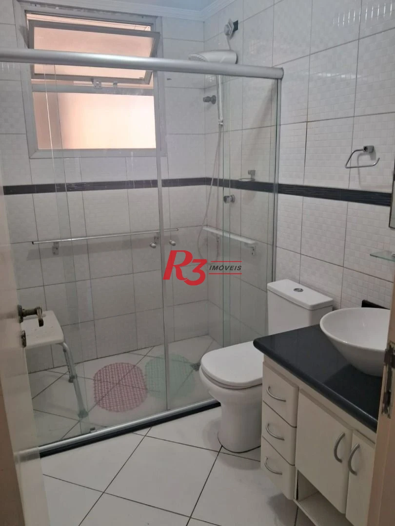 Apartamento com 3 dormitórios à venda, 110 m² por R$ 680.000,00 - Campo Grande - Santos/SP
