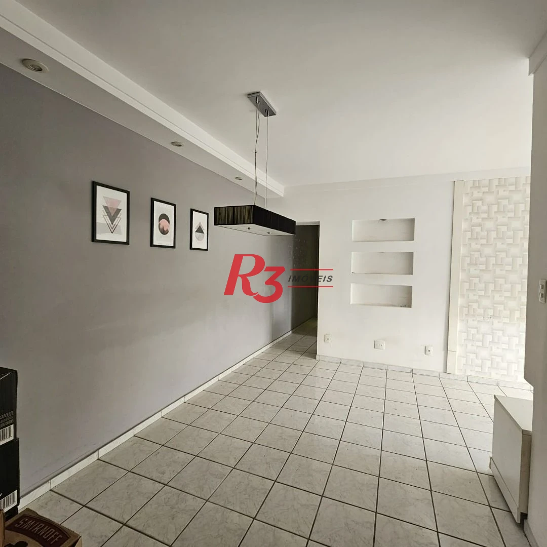 Apartamento com 1 dormitório à venda, 72 m² por R$ 360.000,00 - Vila Mathias - Santos/SP