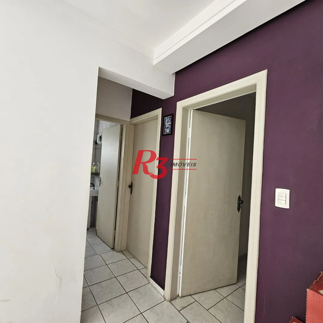Apartamento com 1 dormitório à venda, 72 m² por R$ 360.000,00 - Vila Mathias - Santos/SP