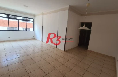 Apartamento com 2 dormitórios à venda, 91 m² por R$ 590.000,00 - Campo Grande - Santos/SP