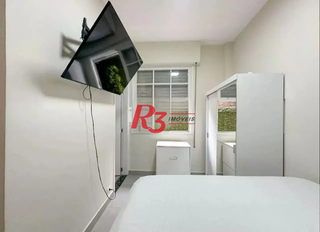 Apartamento com 2 dormitórios à venda, 66 m² por R$ 490.000,00 - Embaré - Santos/SP