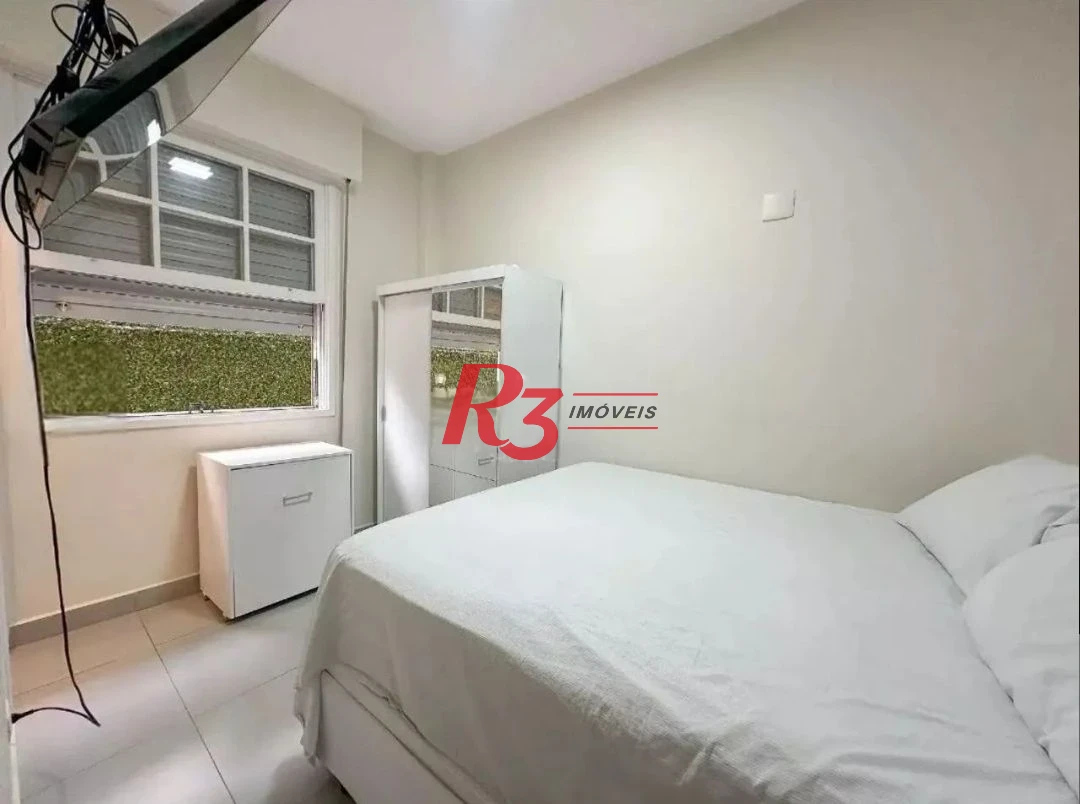 Apartamento com 2 dormitórios à venda, 66 m² por R$ 490.000,00 - Embaré - Santos/SP