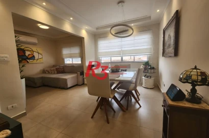Apartamento à venda, 101 m² por R$ 640.000,00 - Campo Grande - Santos/SP