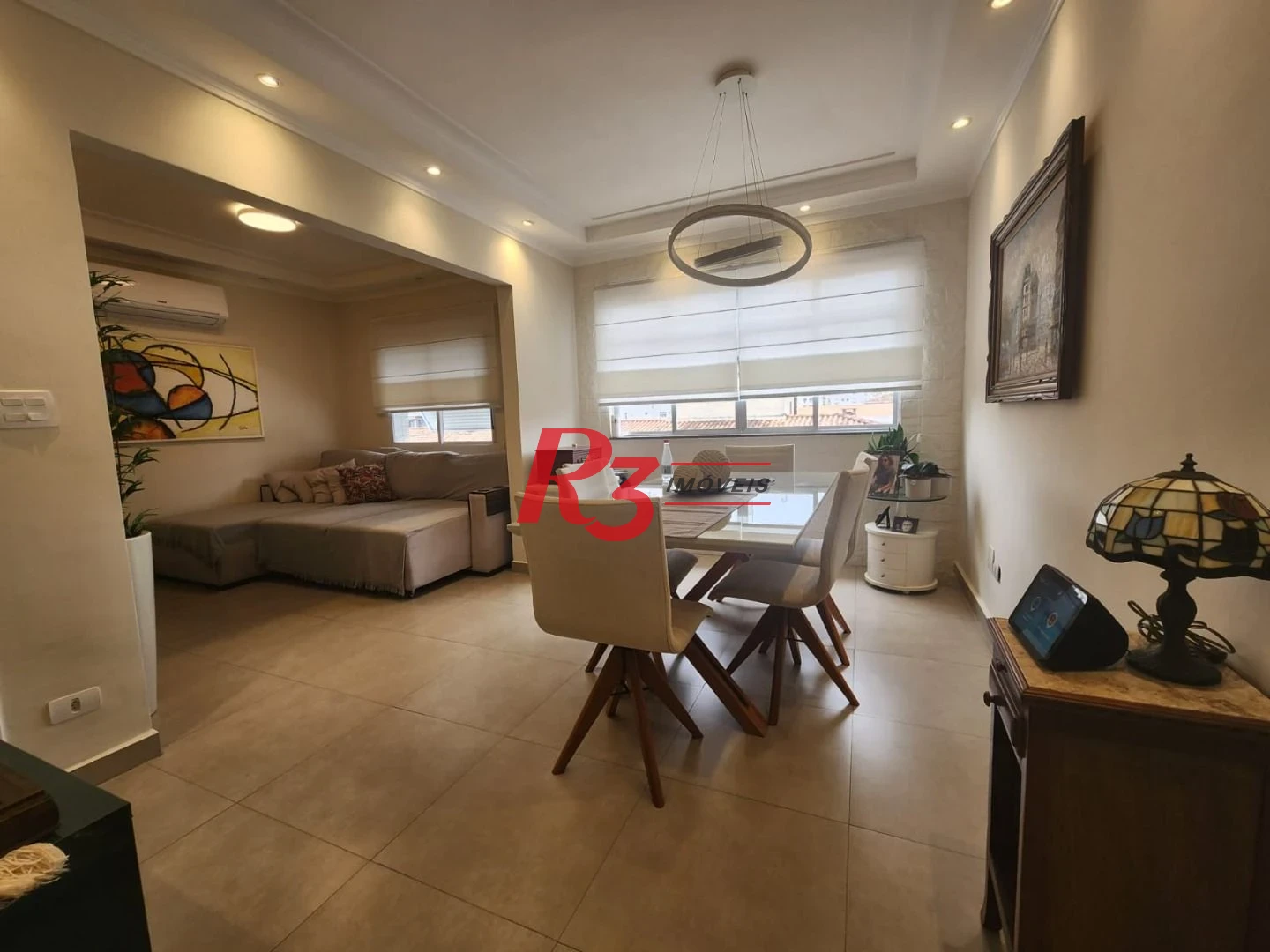 Apartamento com 1 dormitório para alugar, 101 m² por R$ 6.200,00/mês - Campo Grande - Santos/SP