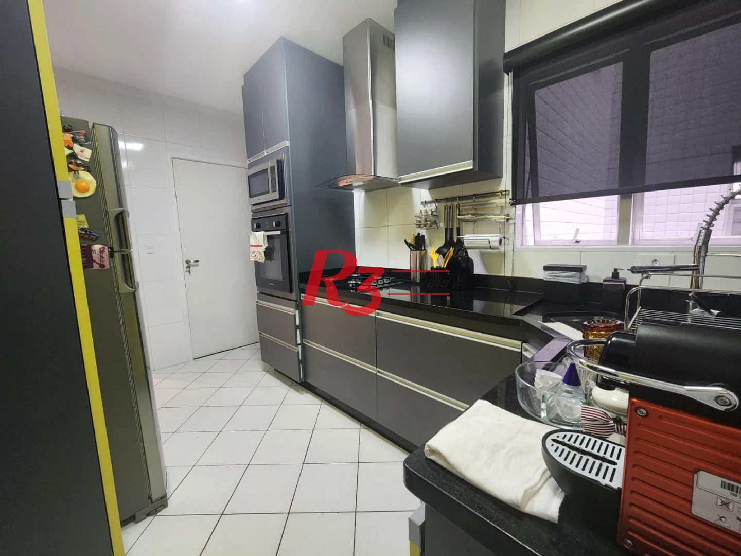 Apartamento com 1 dormitório para alugar, 101 m² por R$ 6.200,00/mês - Campo Grande - Santos/SP