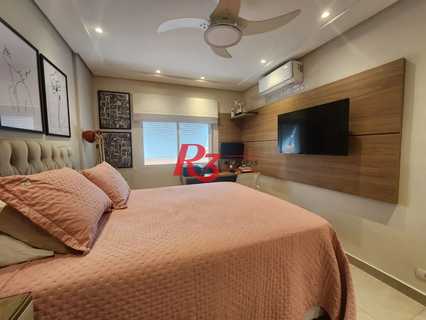Apartamento com 1 dormitório para alugar, 101 m² por R$ 6.200,00/mês - Campo Grande - Santos/SP