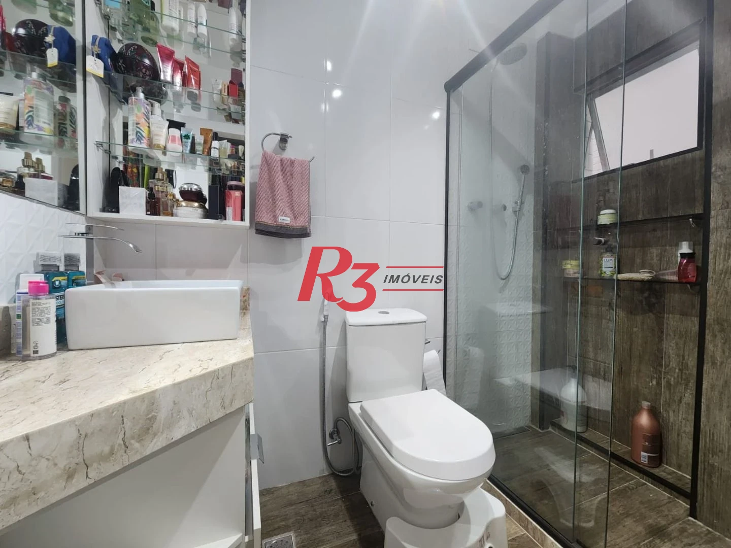 Apartamento com 1 dormitório para alugar, 101 m² por R$ 6.200,00/mês - Campo Grande - Santos/SP