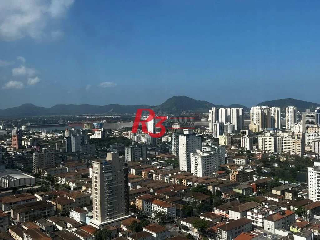 Apartamento para alugar, 106 m² por R$ 9.000,00/mês - Aparecida - Santos/SP