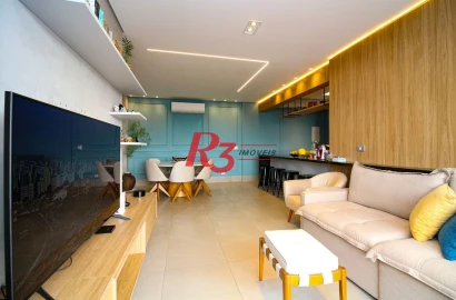Apartamento com 3 Quartos à venda, 111 m² por R$ 1.120.000 - Marapé - Santos/SP