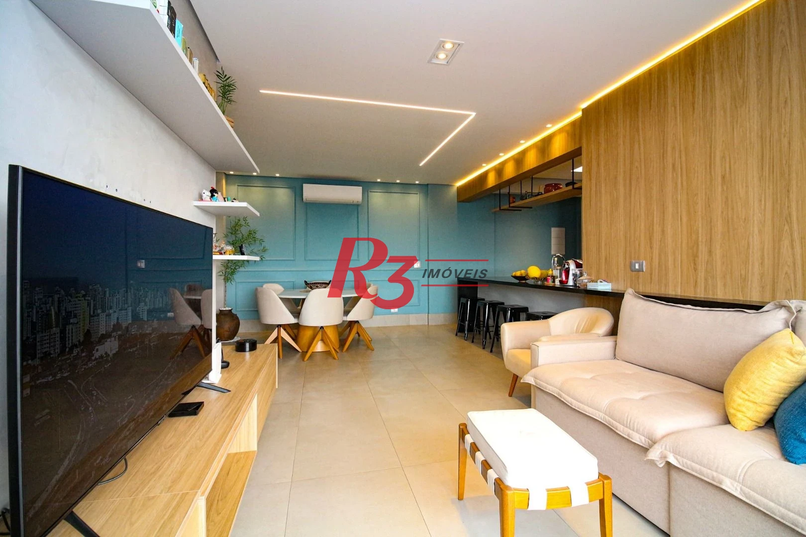 Apartamento com 3 Quartos à venda, 111 m² por R$ 1.120.000 - Marapé - Santos/SP