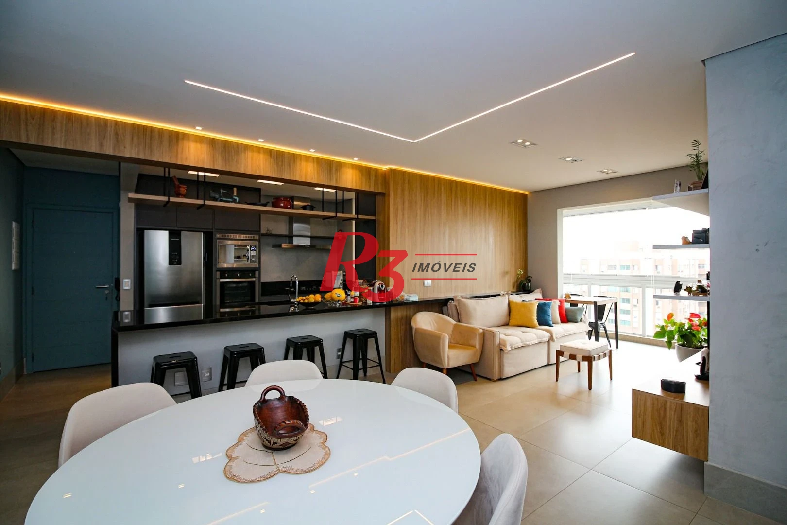 Apartamento com 3 Quartos à venda, 111 m² por R$ 1.120.000 - Marapé - Santos/SP