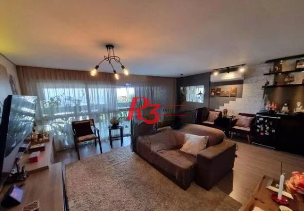 Apartamento à venda, 134 m² por R$ 850.000,00 - Embaré - Santos/SP