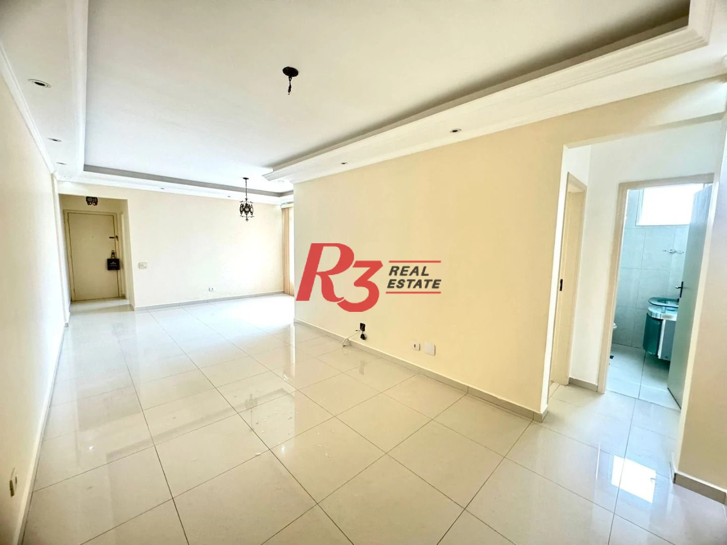 Apartamento para alugar, 102 m² por R$ 4.500,00/mês - Gonzaga - Santos/SP
