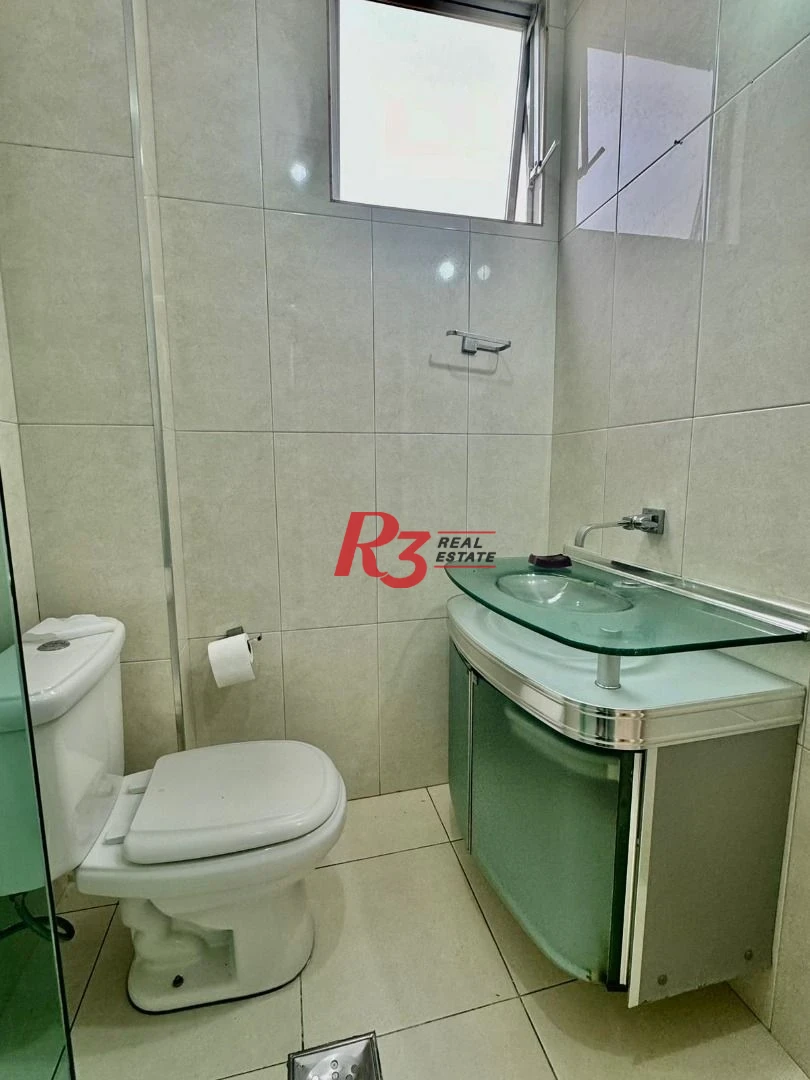 Apartamento para alugar, 102 m² por R$ 4.500,00/mês - Gonzaga - Santos/SP