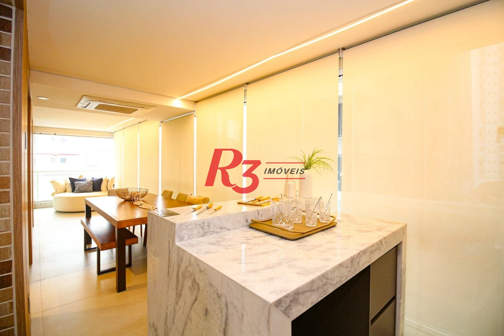 Apartamento com 3 quartos à venda, 125 m² por R$ 2.250.000 - Aparecida - Santos/SP