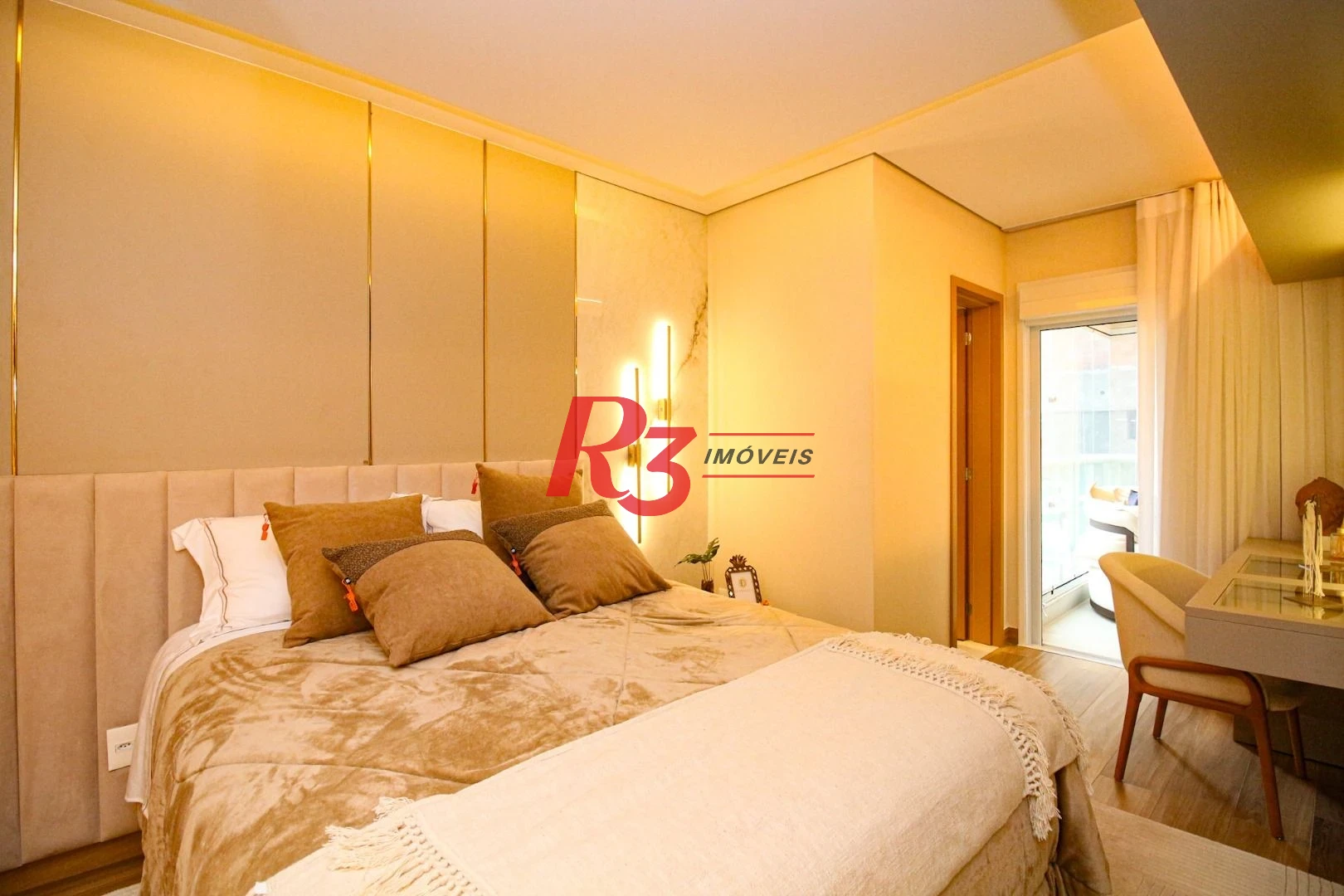 Apartamento com 3 quartos à venda, 125 m² por R$ 2.250.000 - Aparecida - Santos/SP