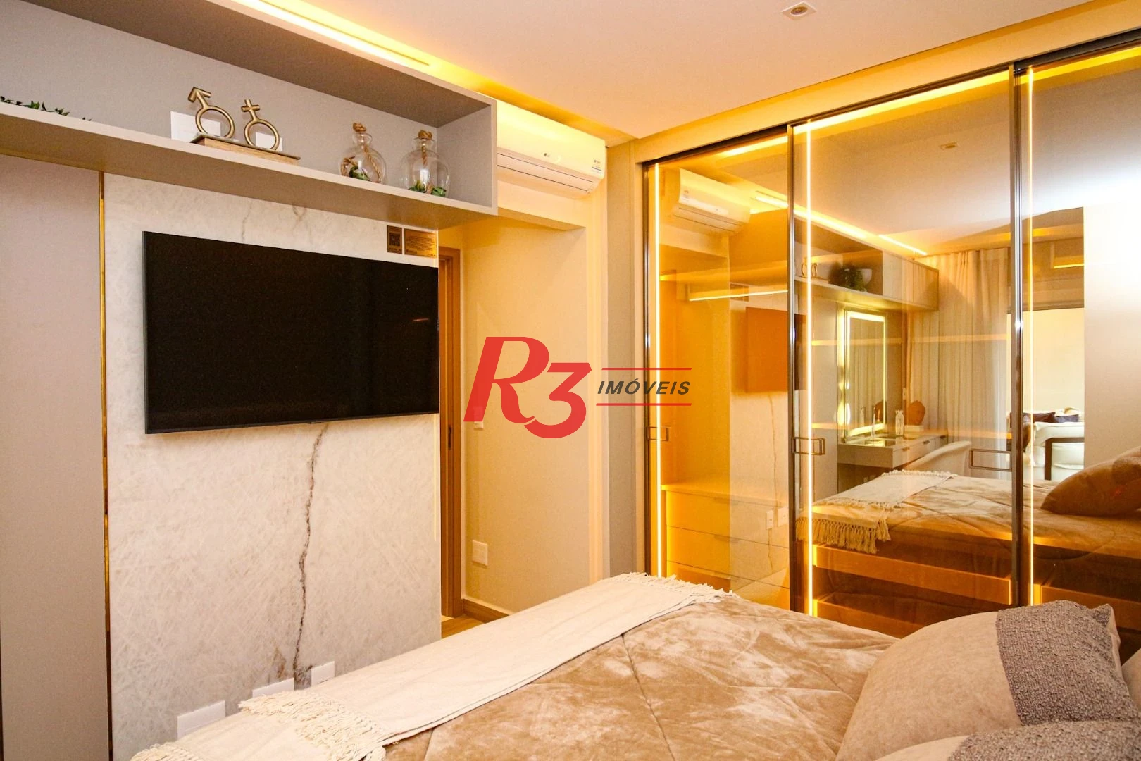 Apartamento com 3 quartos à venda, 125 m² por R$ 2.250.000 - Aparecida - Santos/SP
