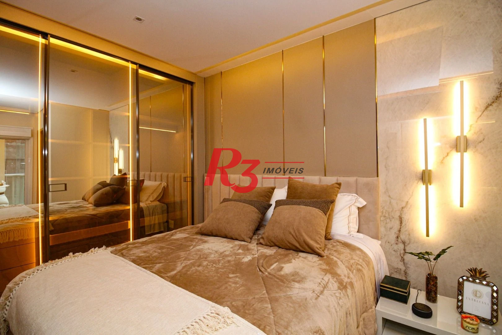 Apartamento com 3 quartos à venda, 125 m² por R$ 2.250.000 - Aparecida - Santos/SP