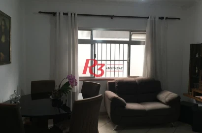 Apartamento com 3 dormitórios à venda, 97 m² por R$ 500.000,00 - Gonzaga - Santos/SP